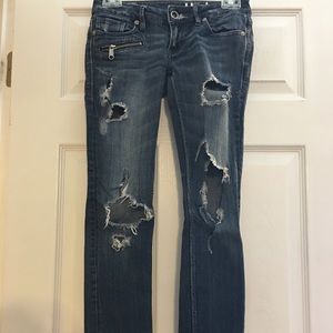 Distressed Hurley Skinny Jeans